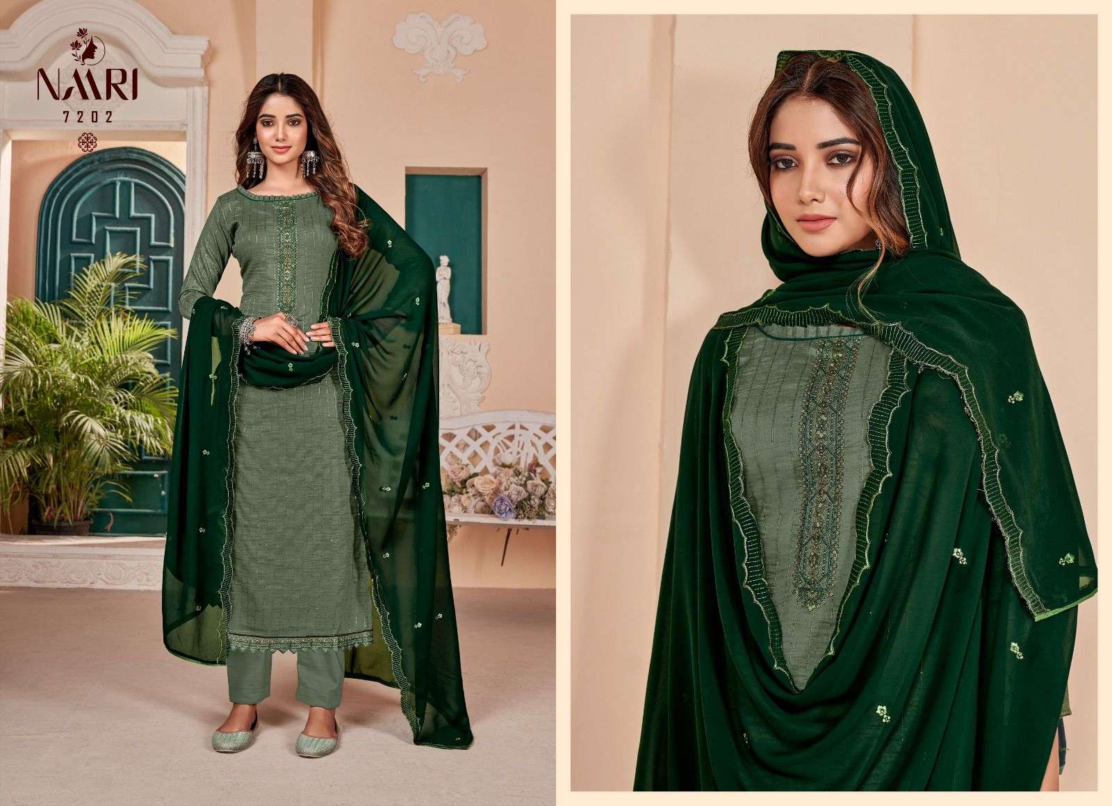 Silk Suits- Shop Designer Silk Salwar Suits & Kurtas Online | JOVI Fashion