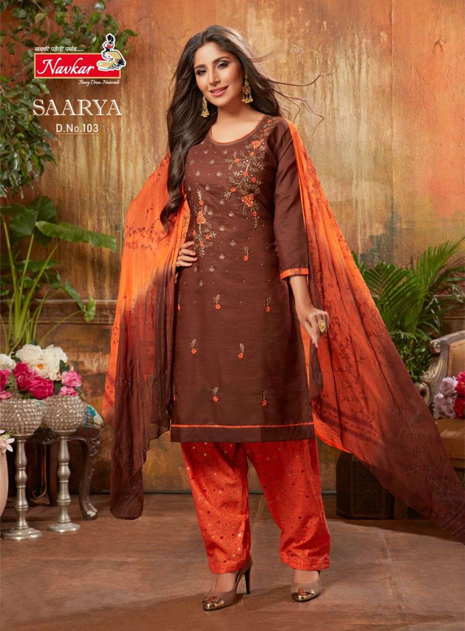 navkar saarya readymade designer top bottom with dupatta catalogue online supplier surat 