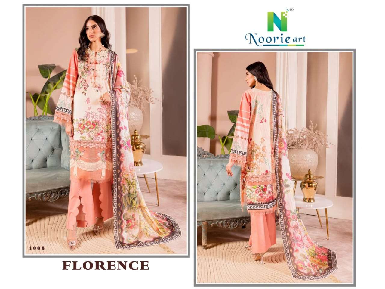 noorie art florence 1001-1008 series pakistani salwar kameez catalogue wholesale price surat 