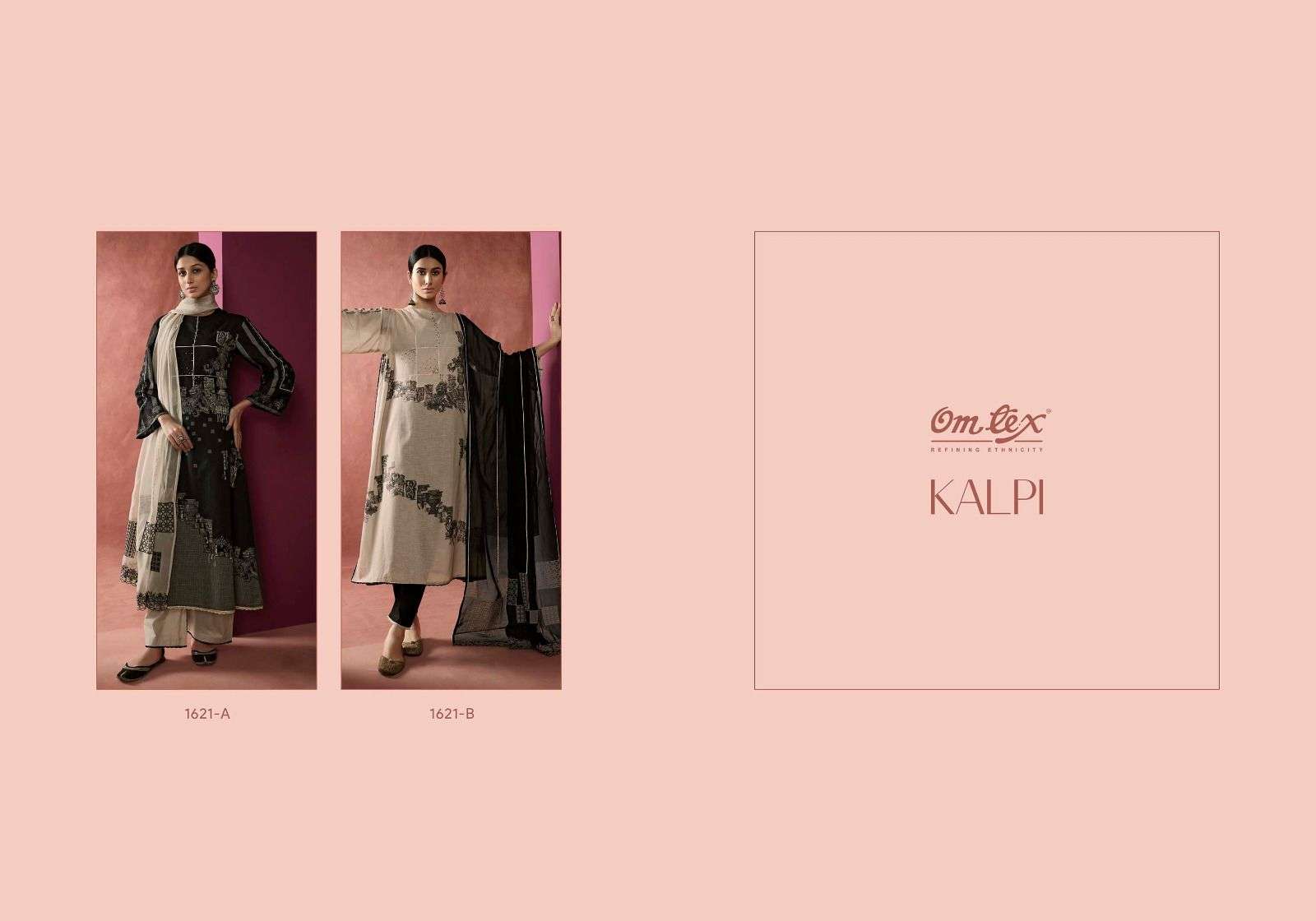 om tex kalpi 1621 series trendy designer salwar kameez catalogue online market surat