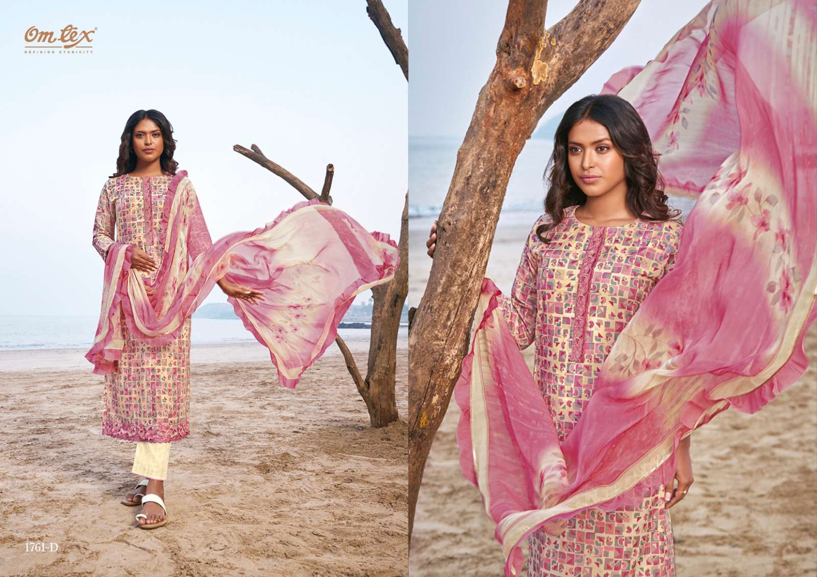 omtex by valuka 1761 colour series lawn cotton digital printed salwar kameez online dealer wholesale best rate 