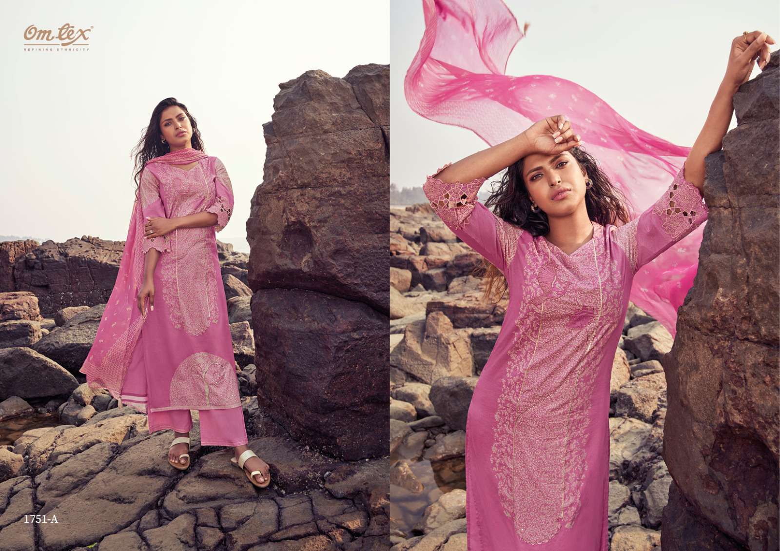 omtex raga 1751 colour series lawn cotton designer salwar suits wholesale best rate