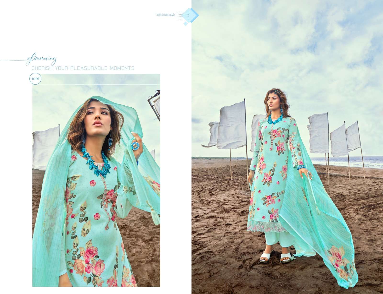rang fashion blossom 1001-1008 series trendy designer salwar kameez catalogue manufacturer surat 