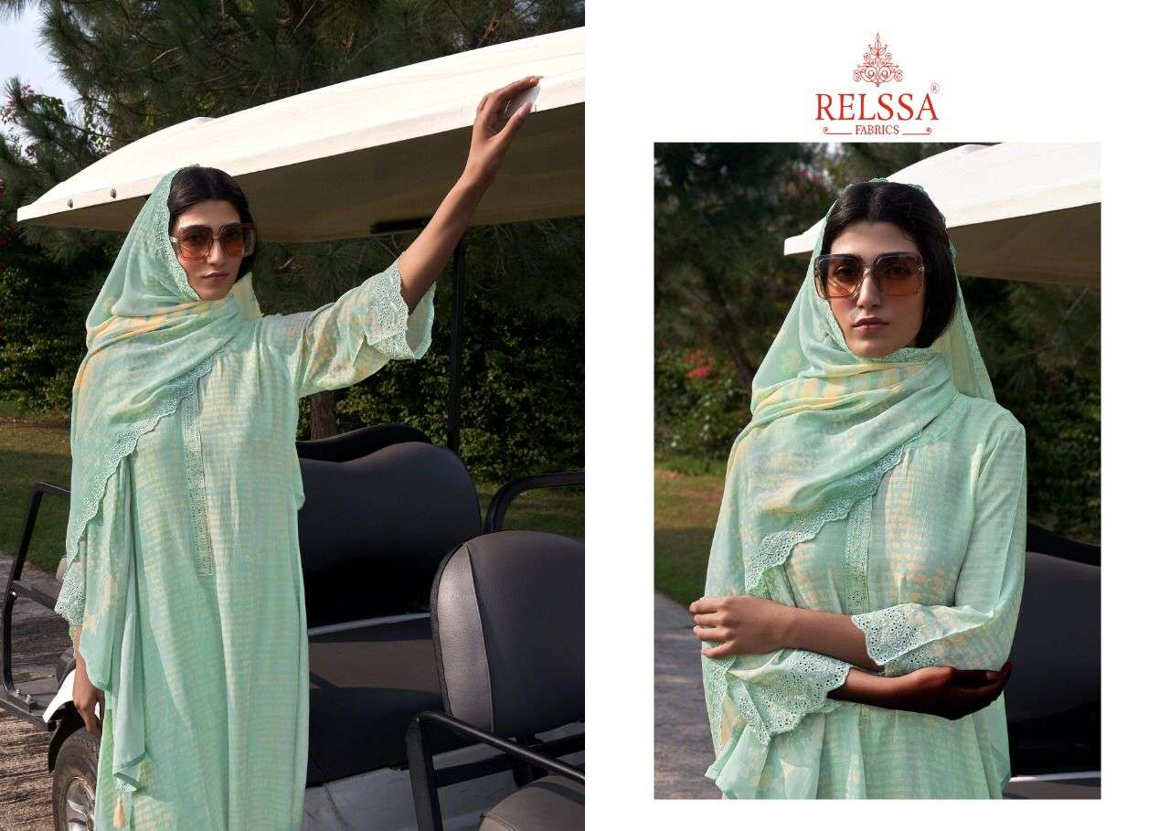 relssa fabrics vogue vol 8 23001-23006 series pure modal silk fancy unstich salwar suits surat