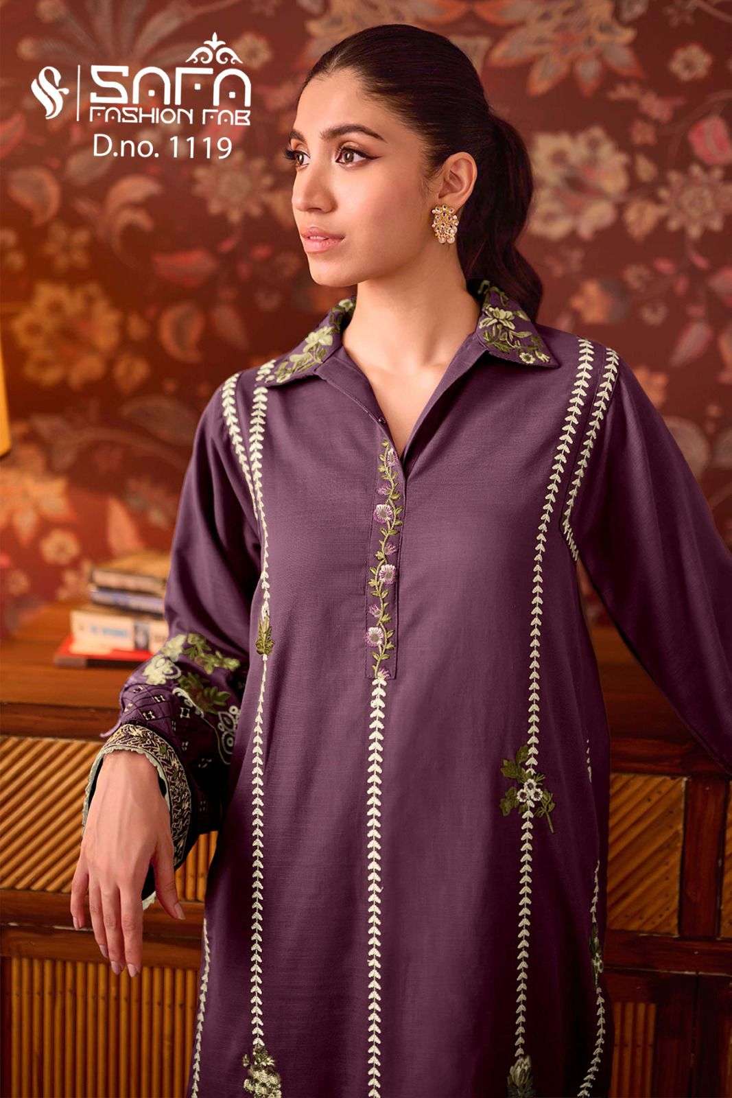 safa fashion fab 1119 series fancy designer pakistani salwar suits manufacturer surat 