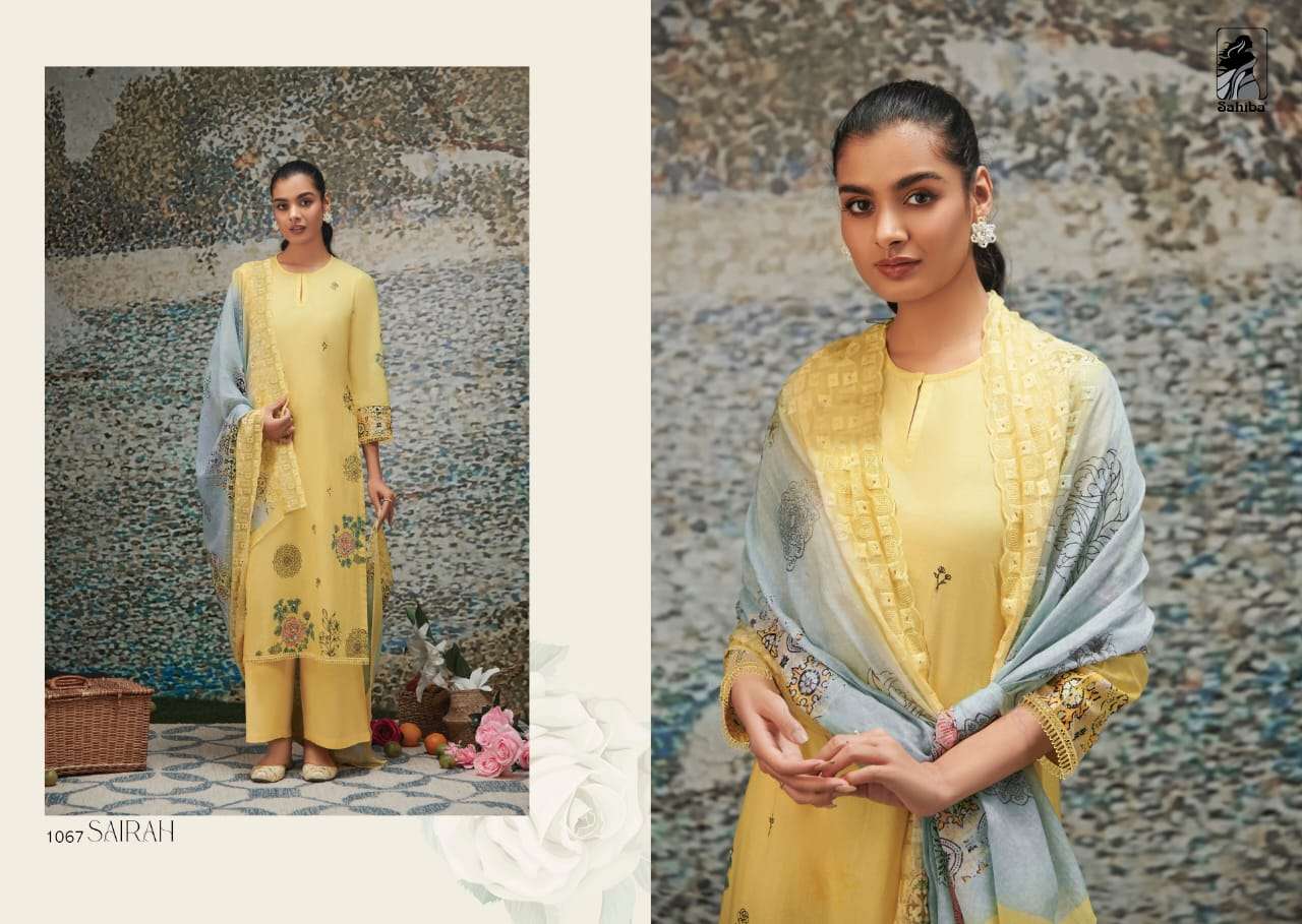 sahiba sairah exclusive designer salwar kameez catalogue manufacturer surat 