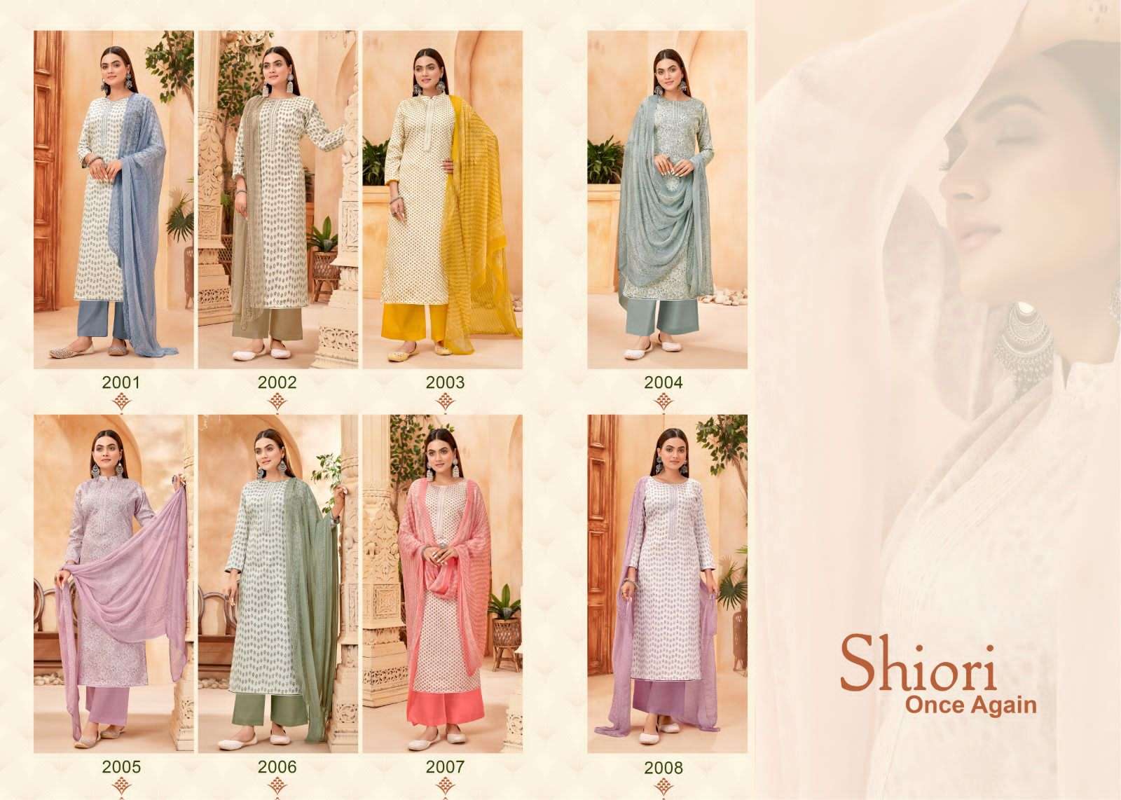 salvi fashion shiori 2001-2008 series stylish designer salwar kameez catalogue online dealer surat 