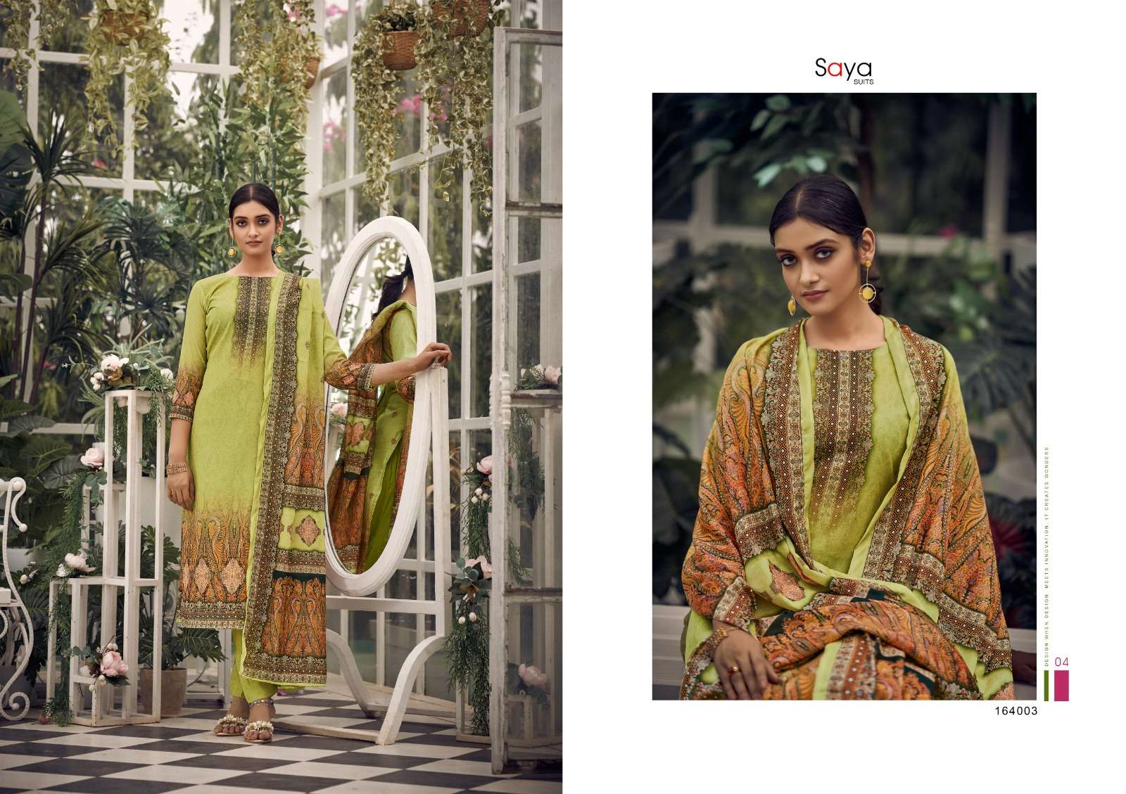 saya suits flora 164001-164006 series trendy designer salwar kameez catalogue collection 2023 
