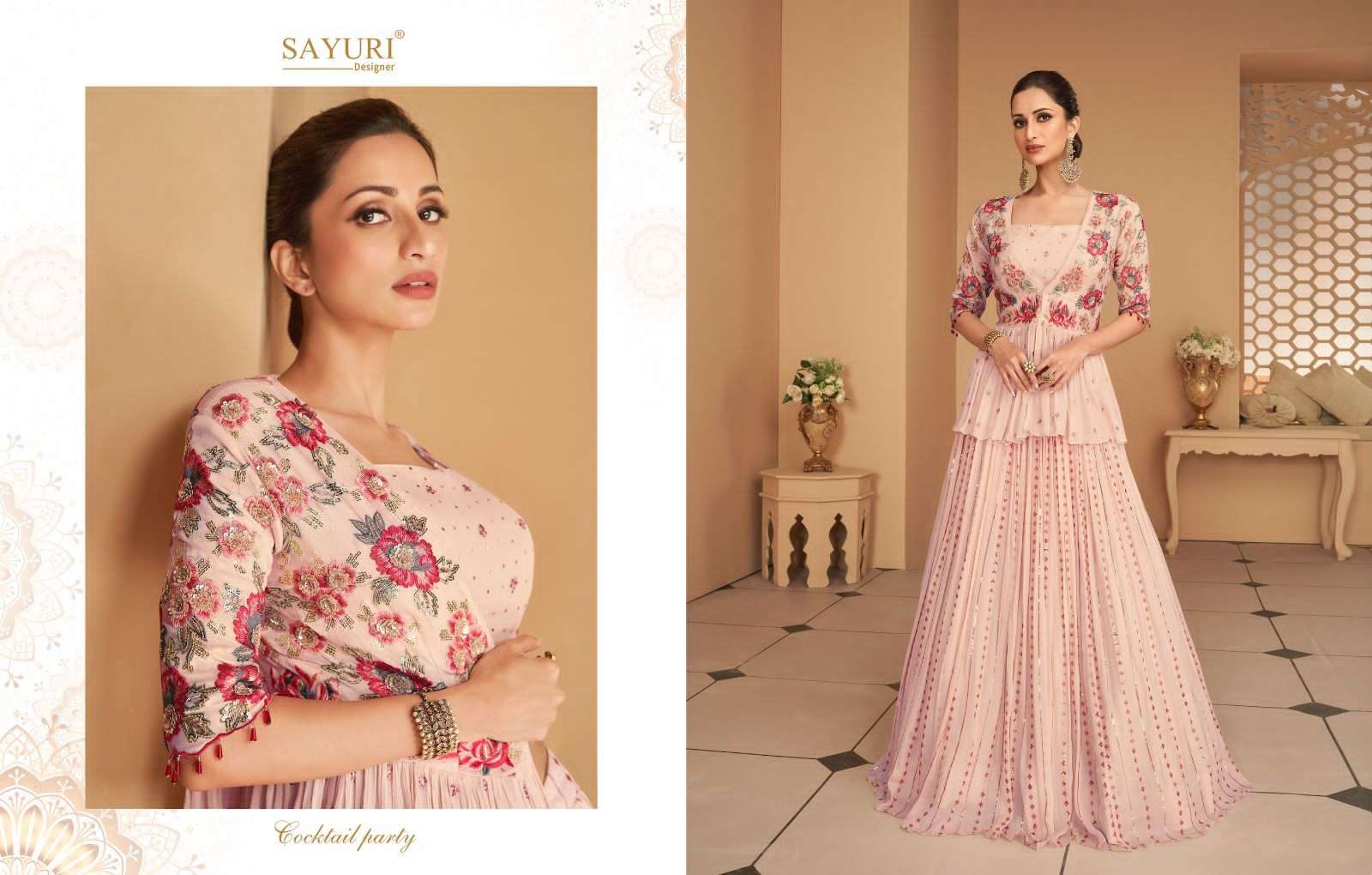 sayuri designer wedding attires vol-2 wedding seasons special designer dress latest collection wholesaler surat