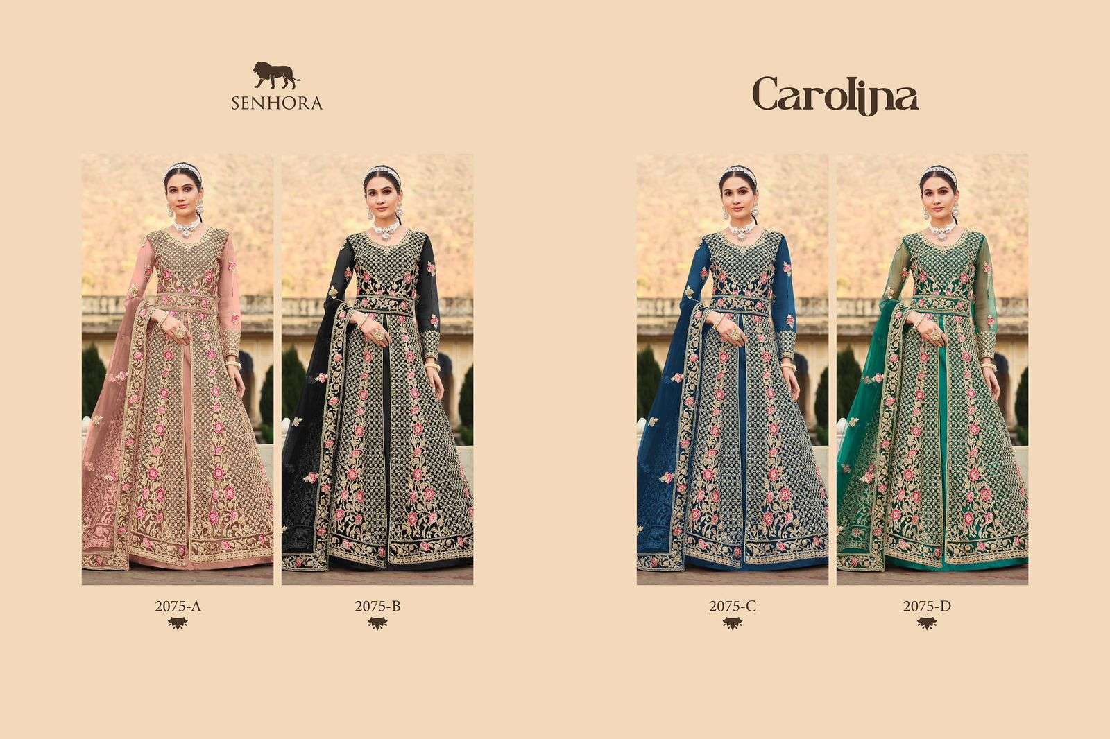 senhora carolina 2075 colour series eid special designer salwar kameez wholesale price surat