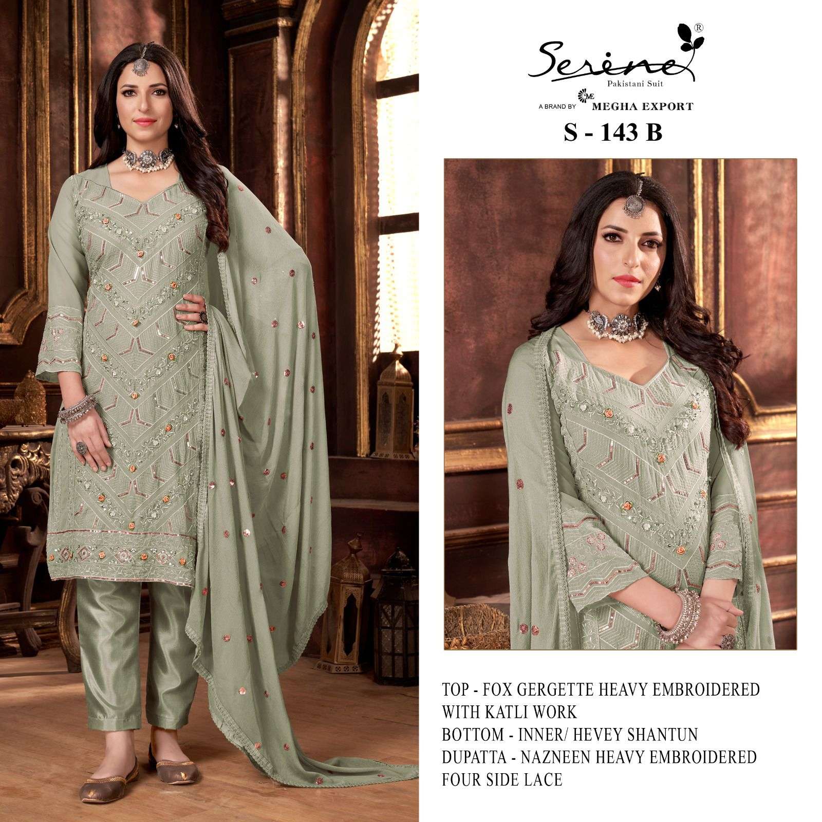 series 143 series faux georgette designer pakisatni salwar suits in india 