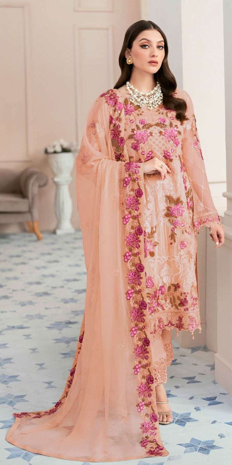 serine 119 series beautiful look designer pakistani salwar kameez wholesale rates in surat