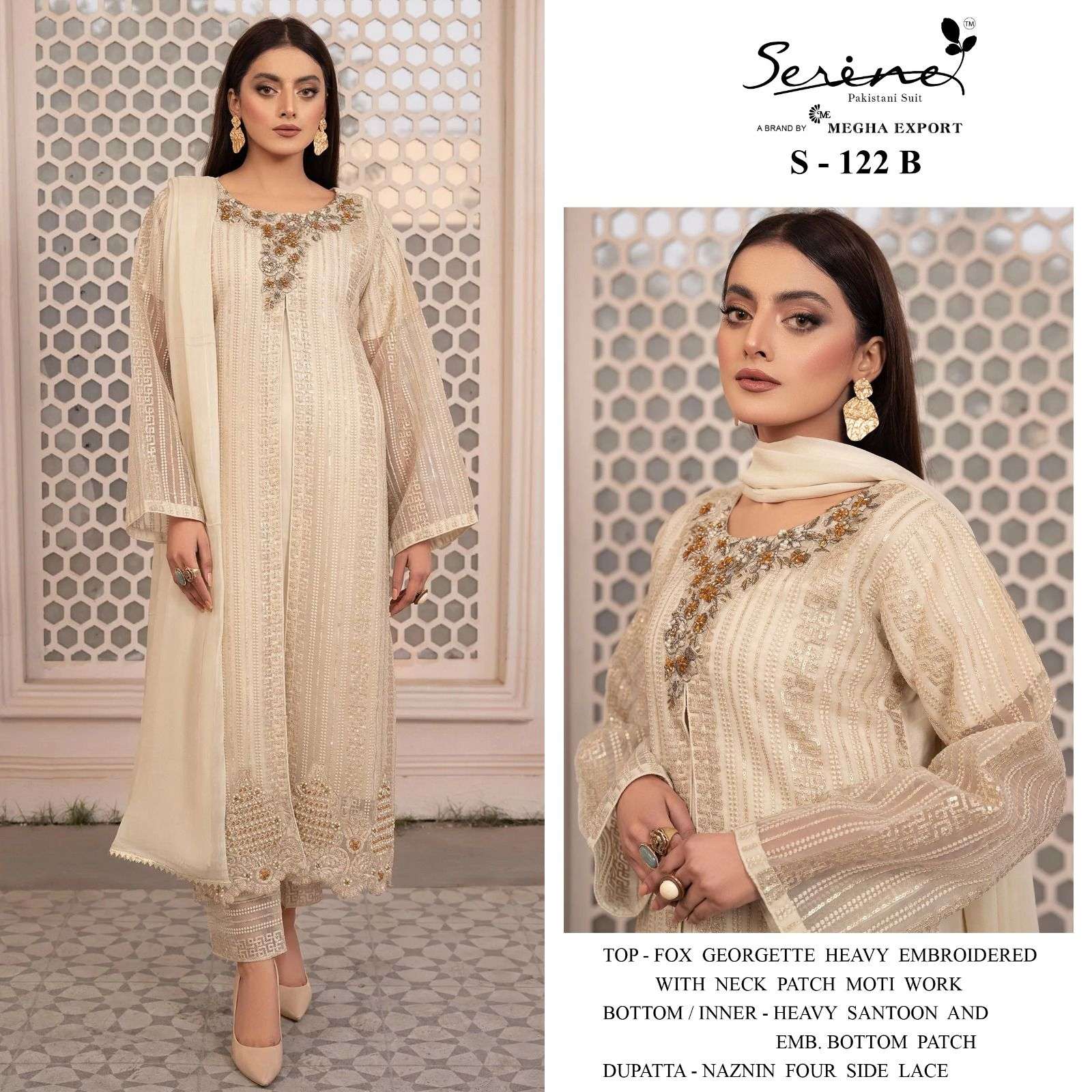 serine 122 new colours exclusive designer pakistani salwar suits in surat 