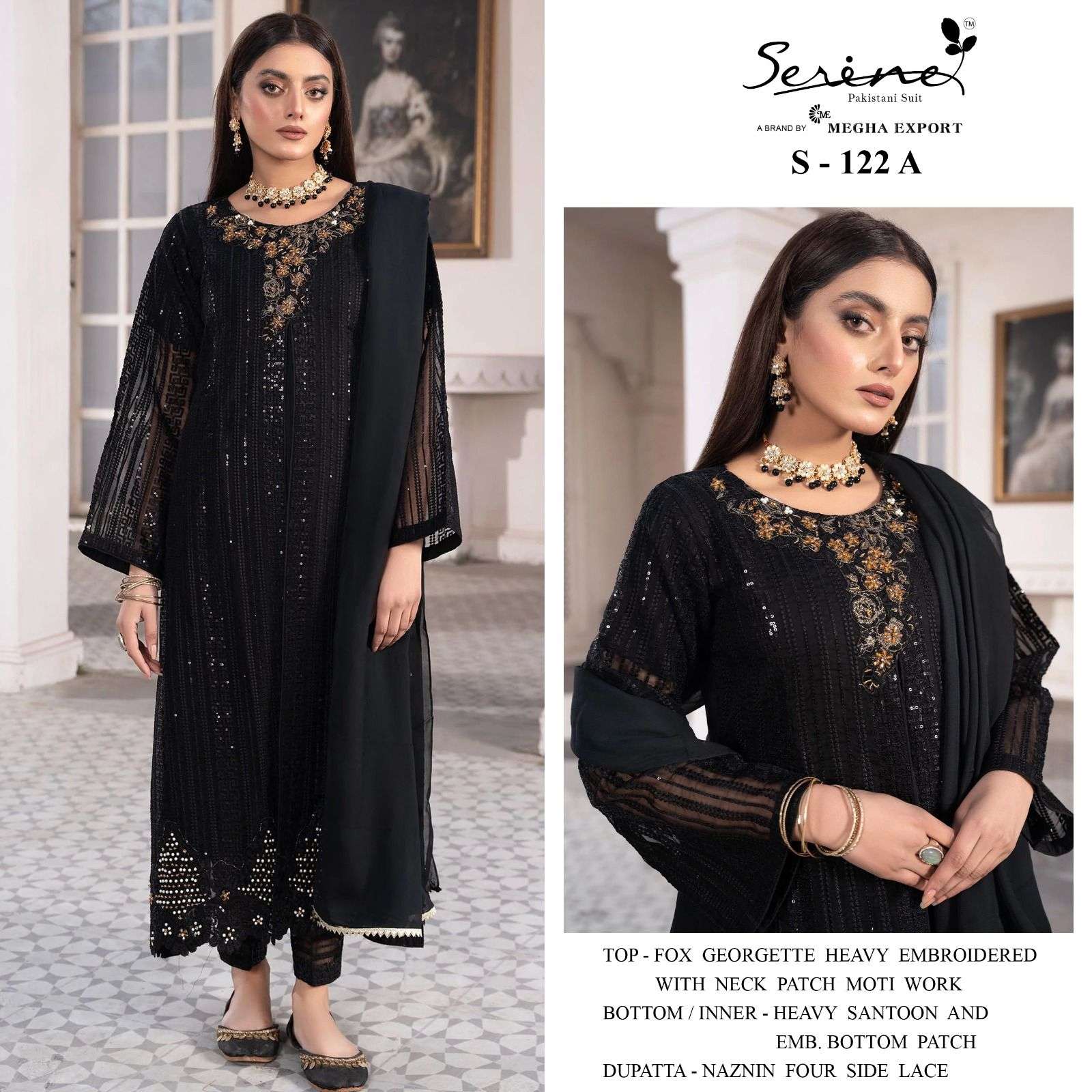 serine 122 new colours exclusive designer pakistani salwar suits in surat 