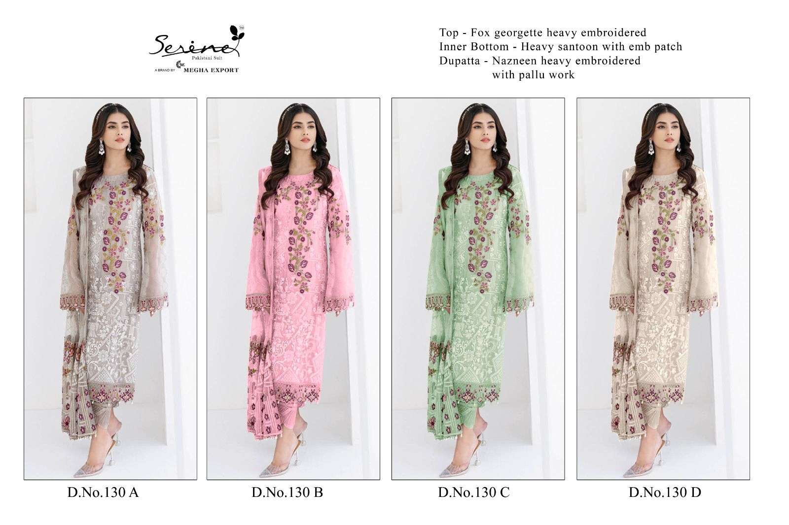 serine 129 series exclusive designer pakistani salwar suits online supplier surat
