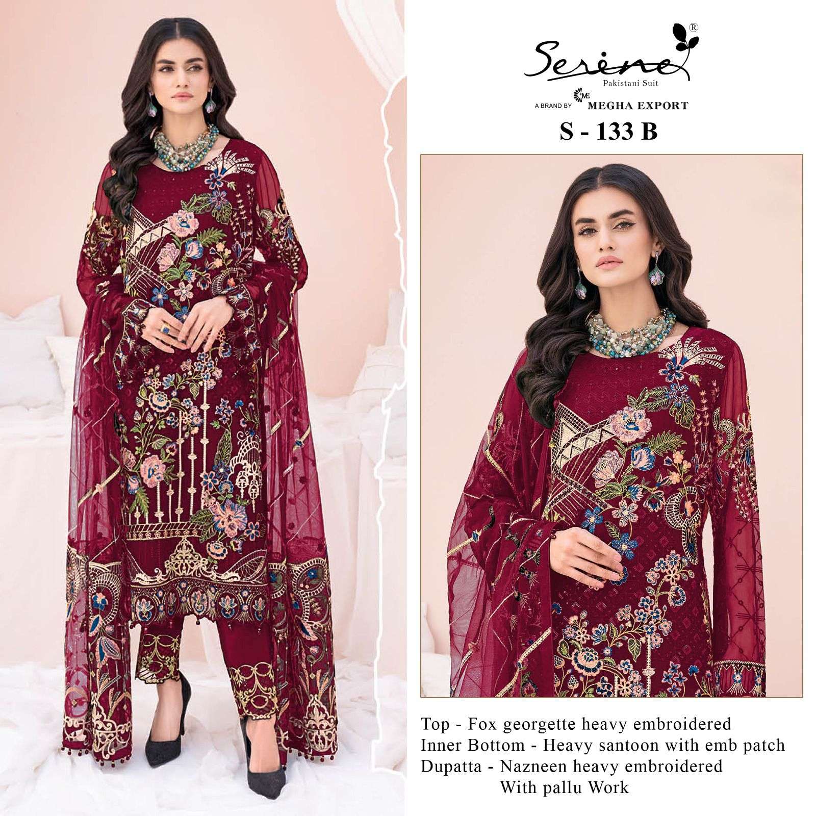 serine 133 series exclusive designer pakistani salwar kameez latest collection in surat 