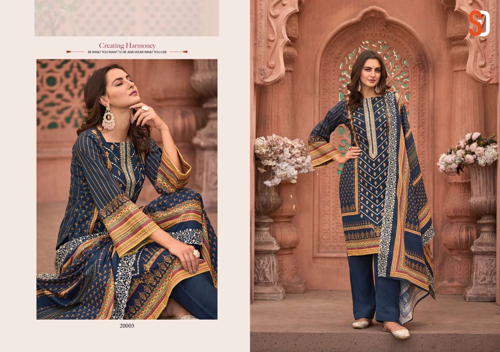 shraddha designer bin saeed vol-2 20001-20004 series pakistani salwar suits catalogue wholesaler surat
