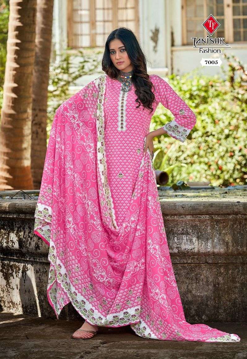tanishk fashion firdous vol-3 7001-7008 series fancy designer salwar kameez catalogue collection 2023 