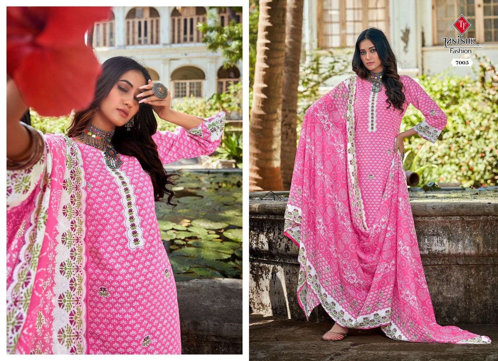 tanishk fashion firdous vol-3 7001-7008 series fancy designer salwar kameez catalogue collection 2023 