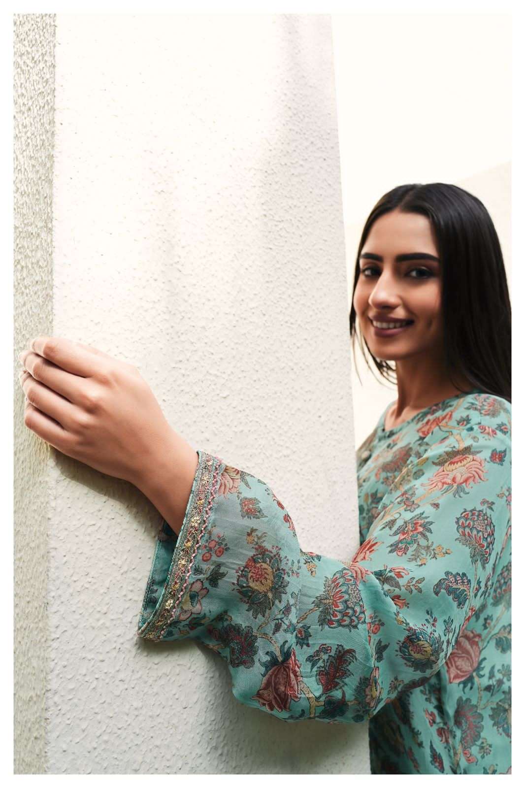 varsha fashion nidha organza digital exclusive salwar kameez online purchasing surat dealer 