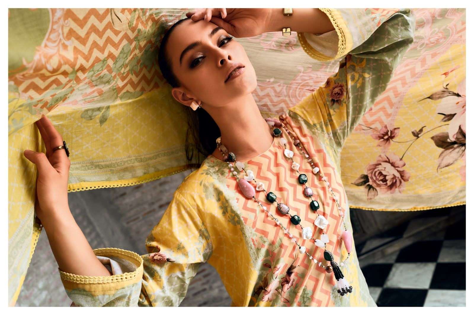 varsha fashion tale of infinity 01-03 series pure cotton designer salwar kameez catalogue wholesaler surat 