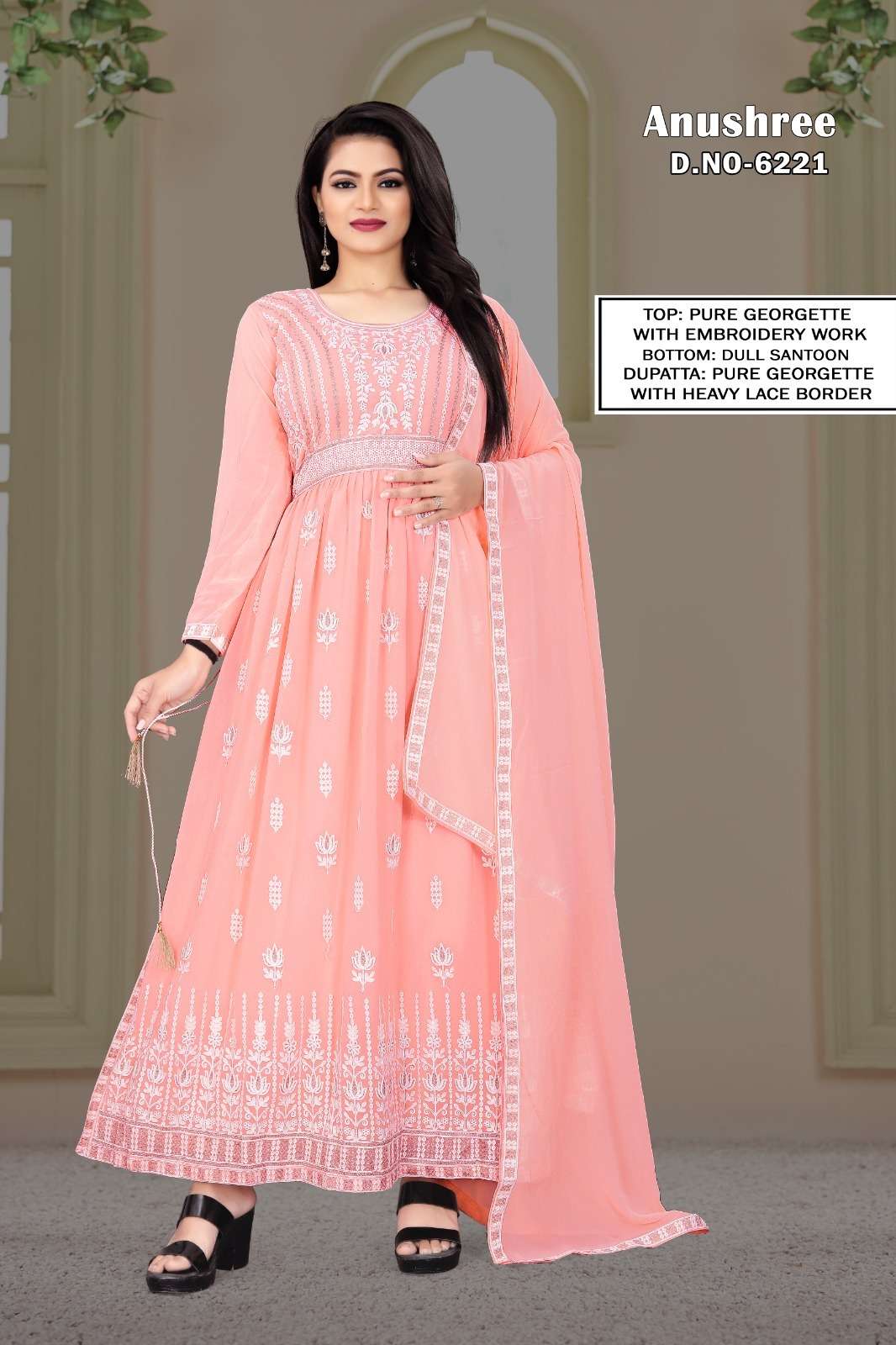 vedanti anushree stylish look designer top bottom with dupatta catalogue online supplier surat 