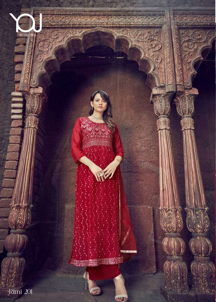 wanna rimi 201-205 series stylish look designer top bottom with dupatta catalogue latest collection 2023