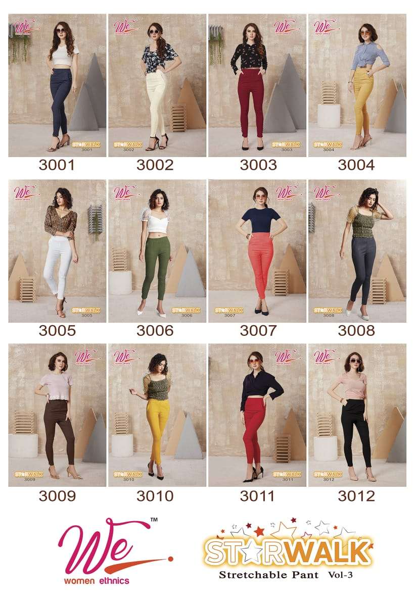 we starwalk vol-3 3001-3012 series fancy designer pants catalogue online supplier surat