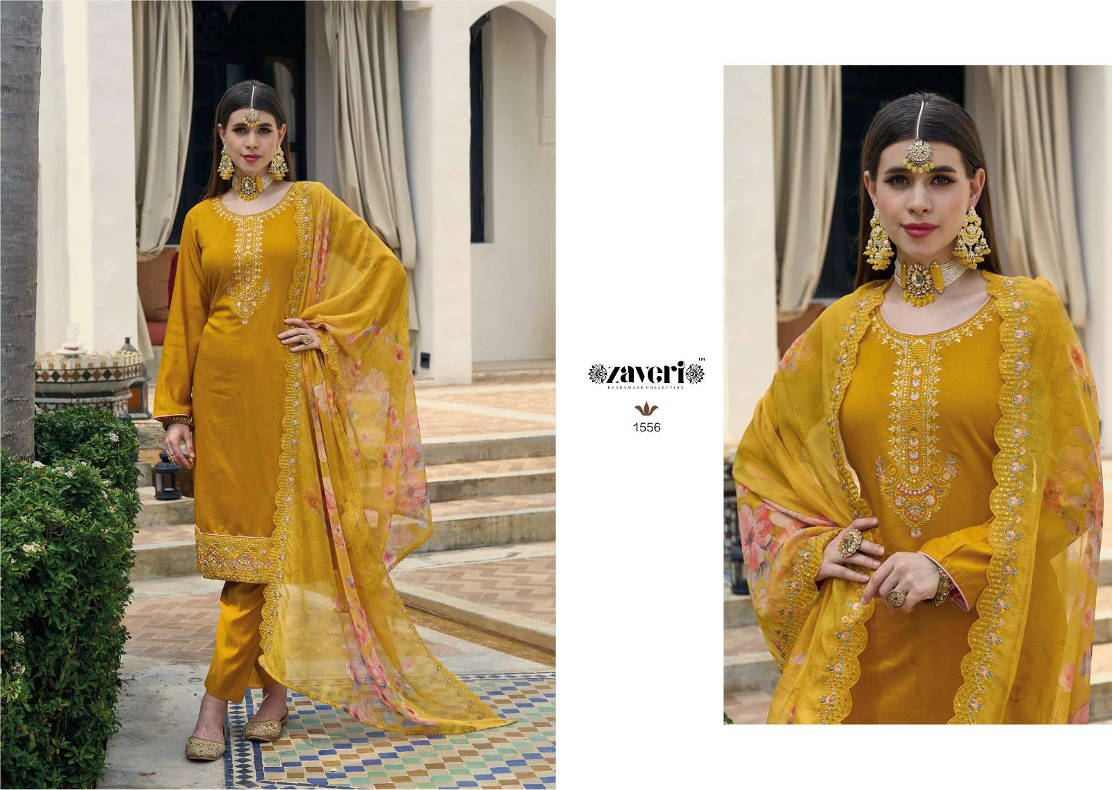 zaveri sabway 1551-1554 series viscose silk designer stylish salwar suits catalogue collection 2023