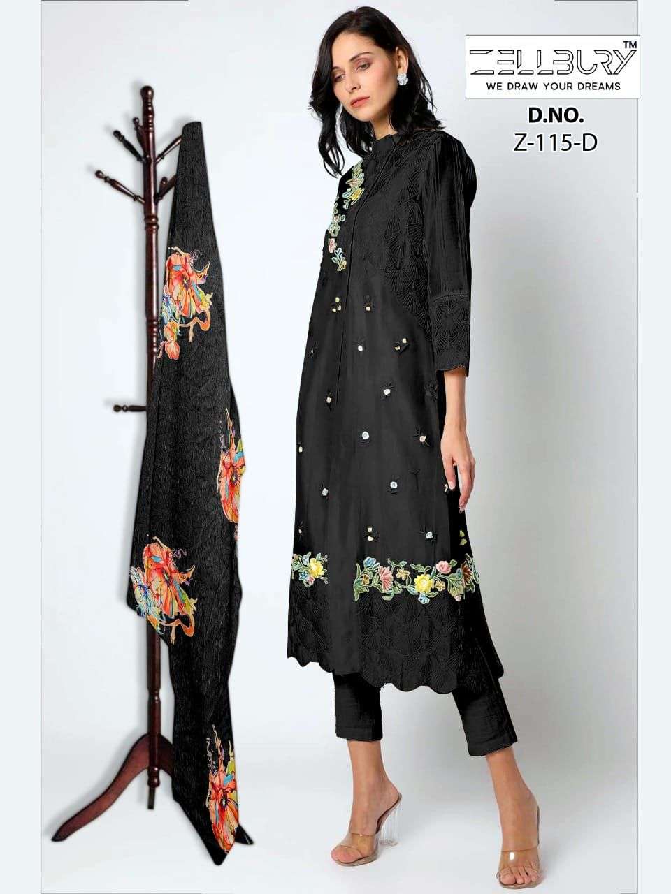zellbury 115 series readymade designer salwar suits online supplier surat 