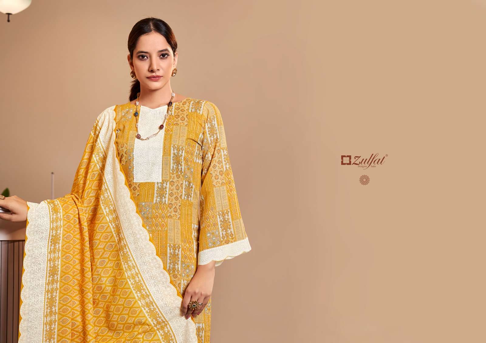 zulfat designer suits afsana vol-3 pure cotton designer salwar kameez catalogue online market surat 