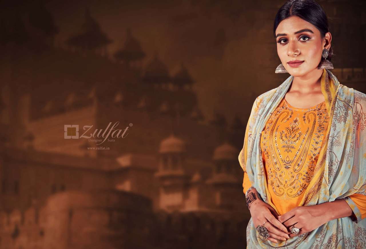 zulfat designer suits ishika unstich designer salwar kameez catalogue manufacturer surat
