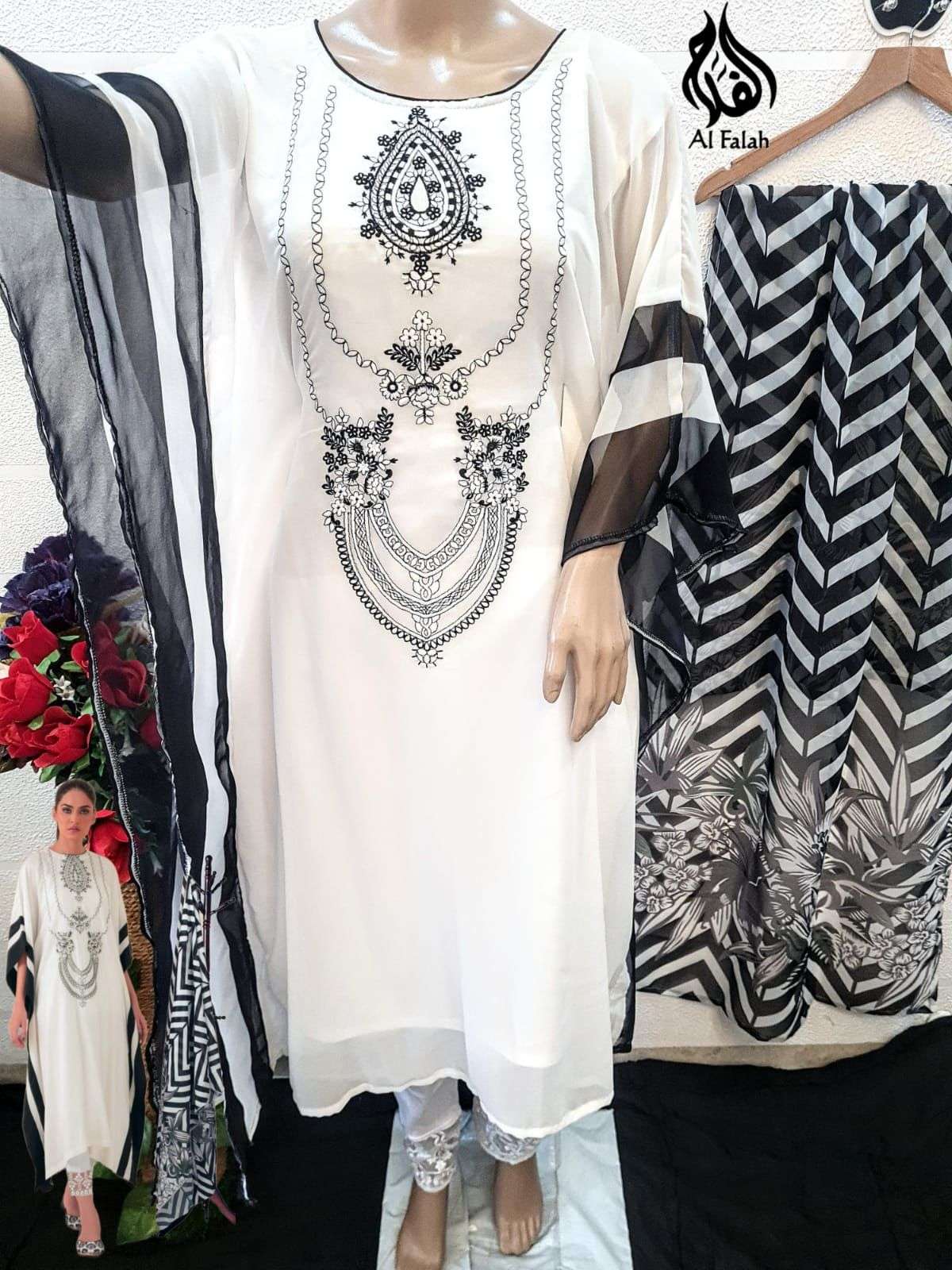 al falah 5007 series trendy look designer pakistani salwar suits latest collection 2023 
