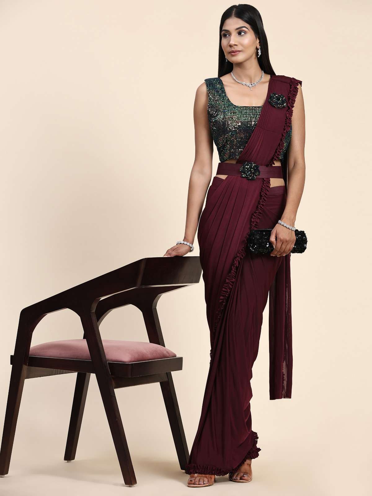 amoha trendz 101007 series imported fabric designer saree catalogue wholesale price surat 