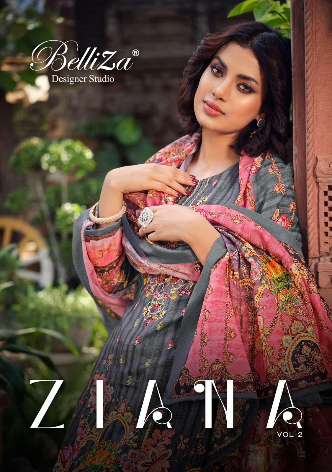 belliza designer studio ziana vol-2 fancy designer dress material premium designer collection 2023 