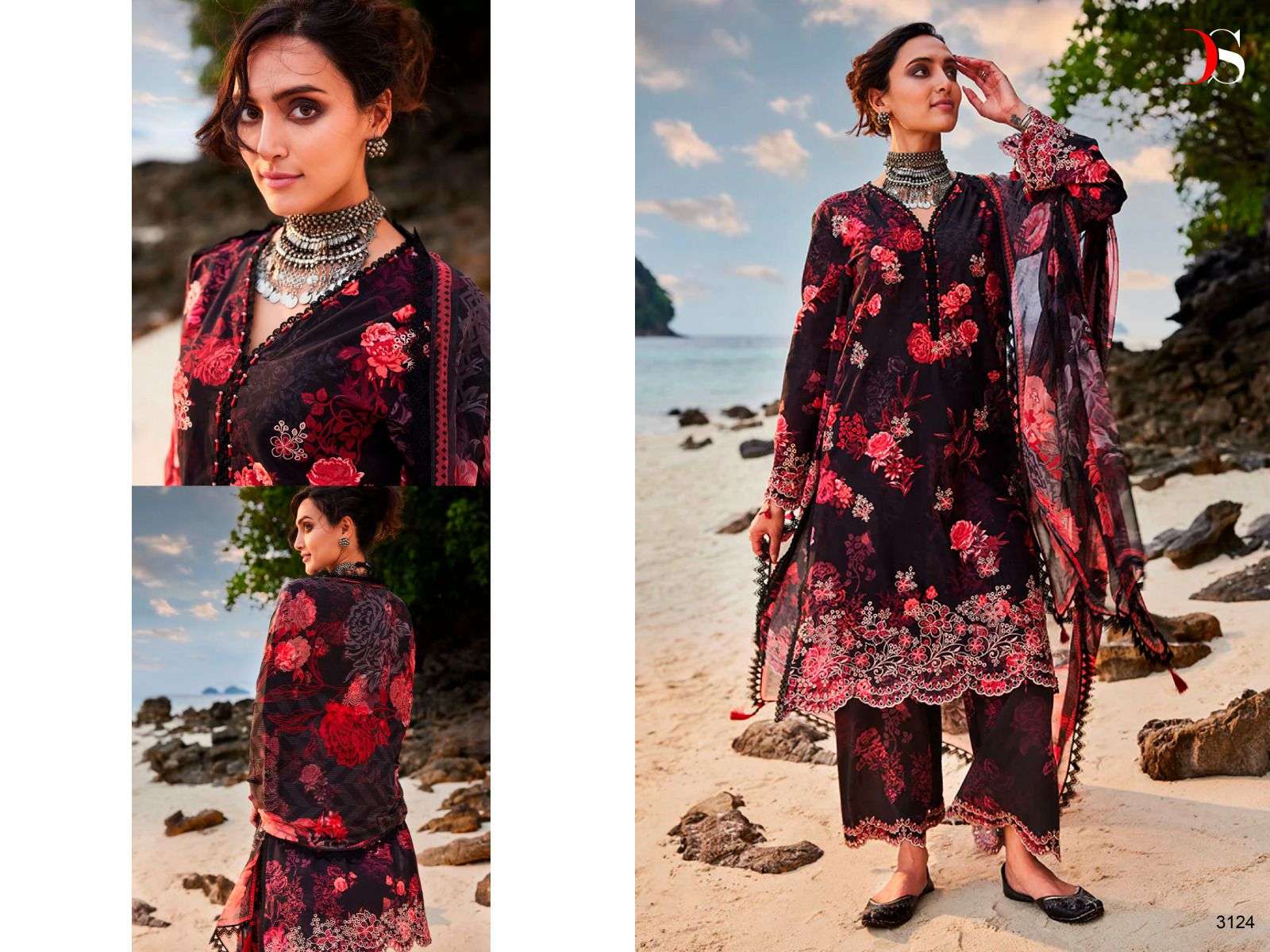 deepsy suits chikankari vol-23 nx trendy designer salwar suits catalogue online collection surat