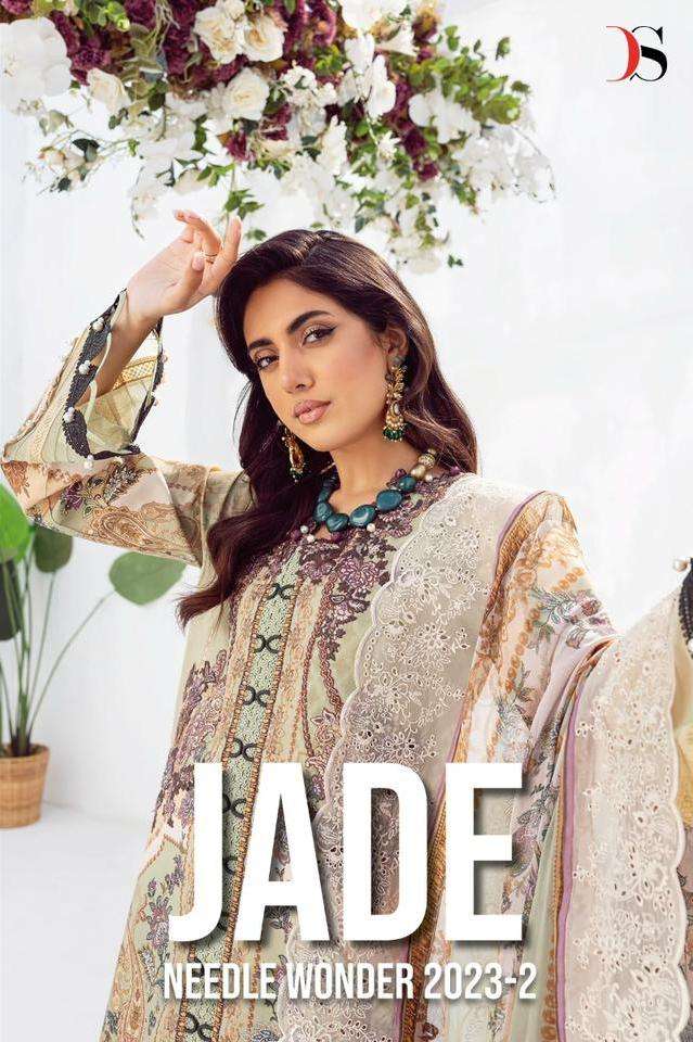 deepsy suits jade needle wonder vol-2 3181-3188 series latest designer pakistani salwar suits catalogue manufacturer surat