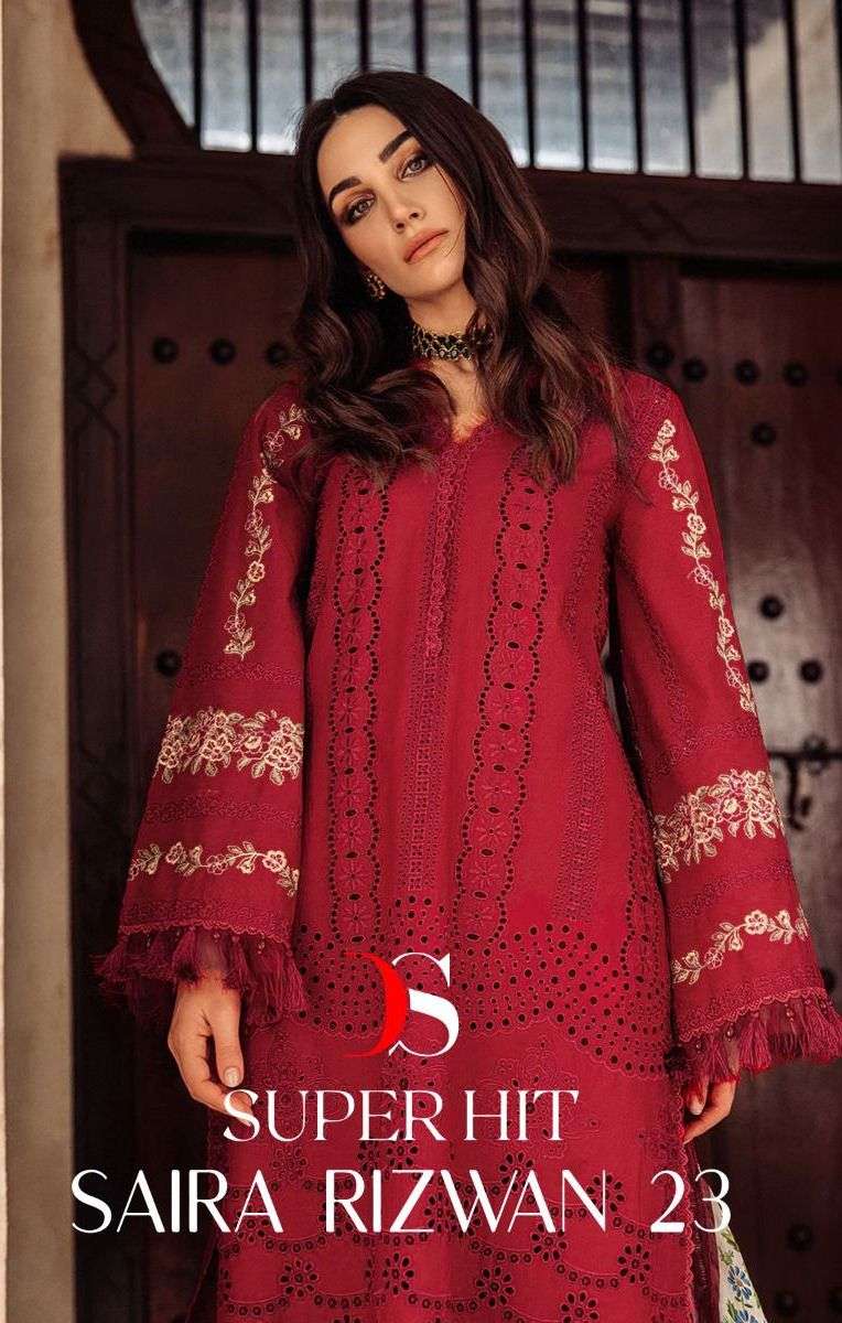 deepsy suits saira rizwan vol-23 super hit fancy designer pakistani salwar suits catalogue wholesaler in surat 