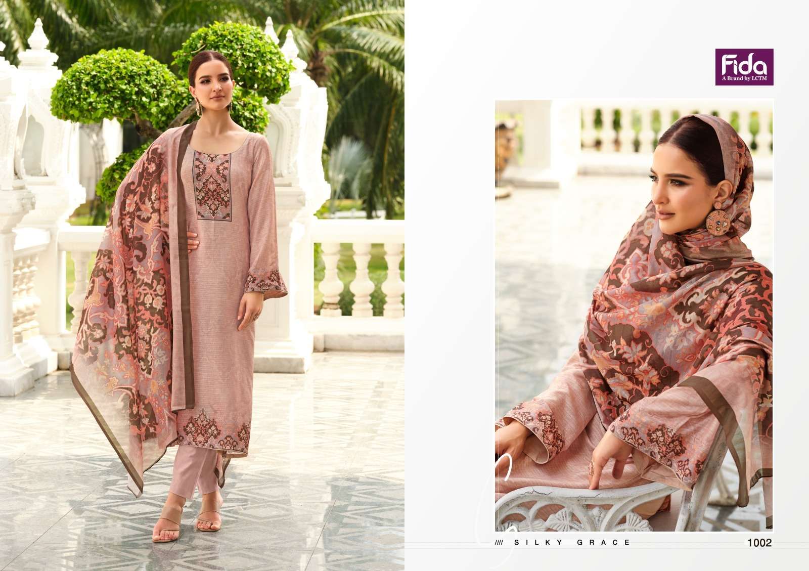 fida muneer 1001-1006 series trendy designer salwar kameez catalogue online supplier surat 