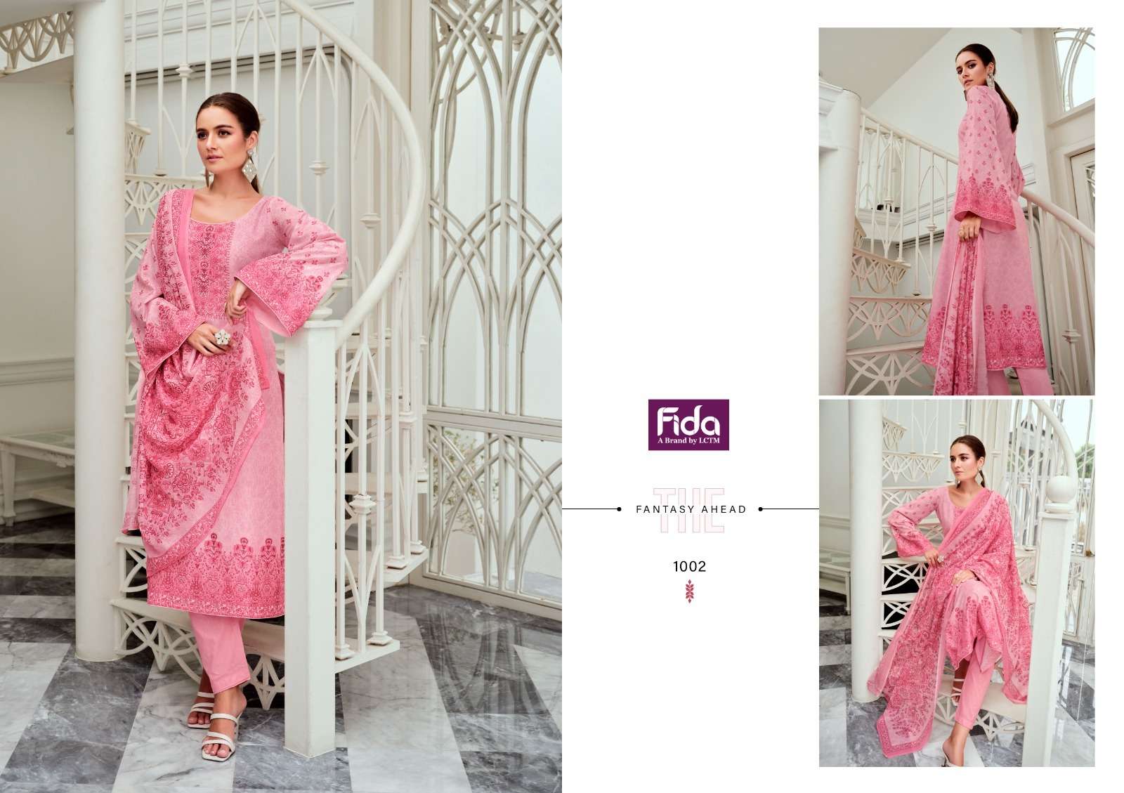 fida posheeda 1001-1006 series karachi cotton designer salwar kameez online dealer surat 