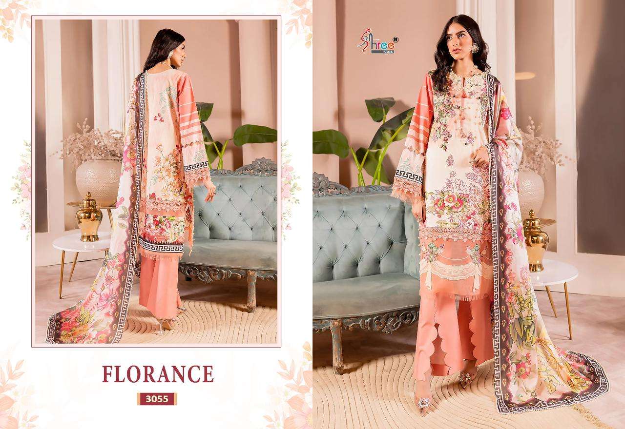 florance by shree fabs pure cotton fancy pakistani salwar kameez wholesale price 