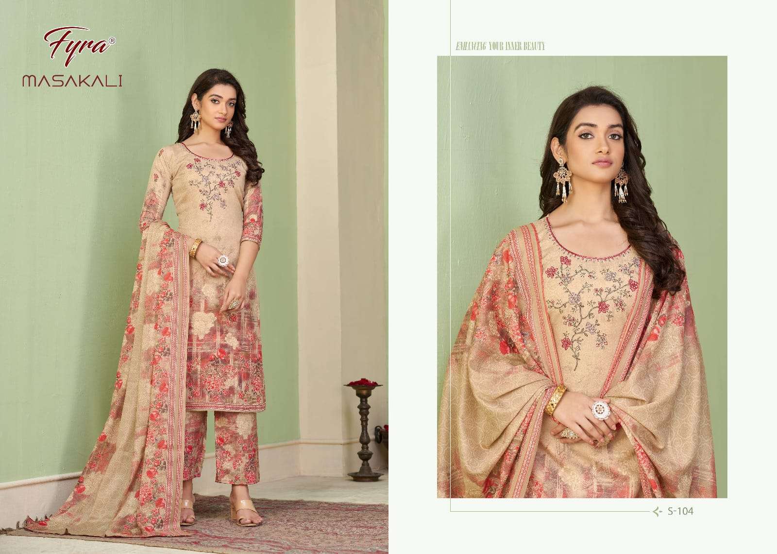 fyra designing masakali trendy designer salwar kameez catalogue online supplier surat 
