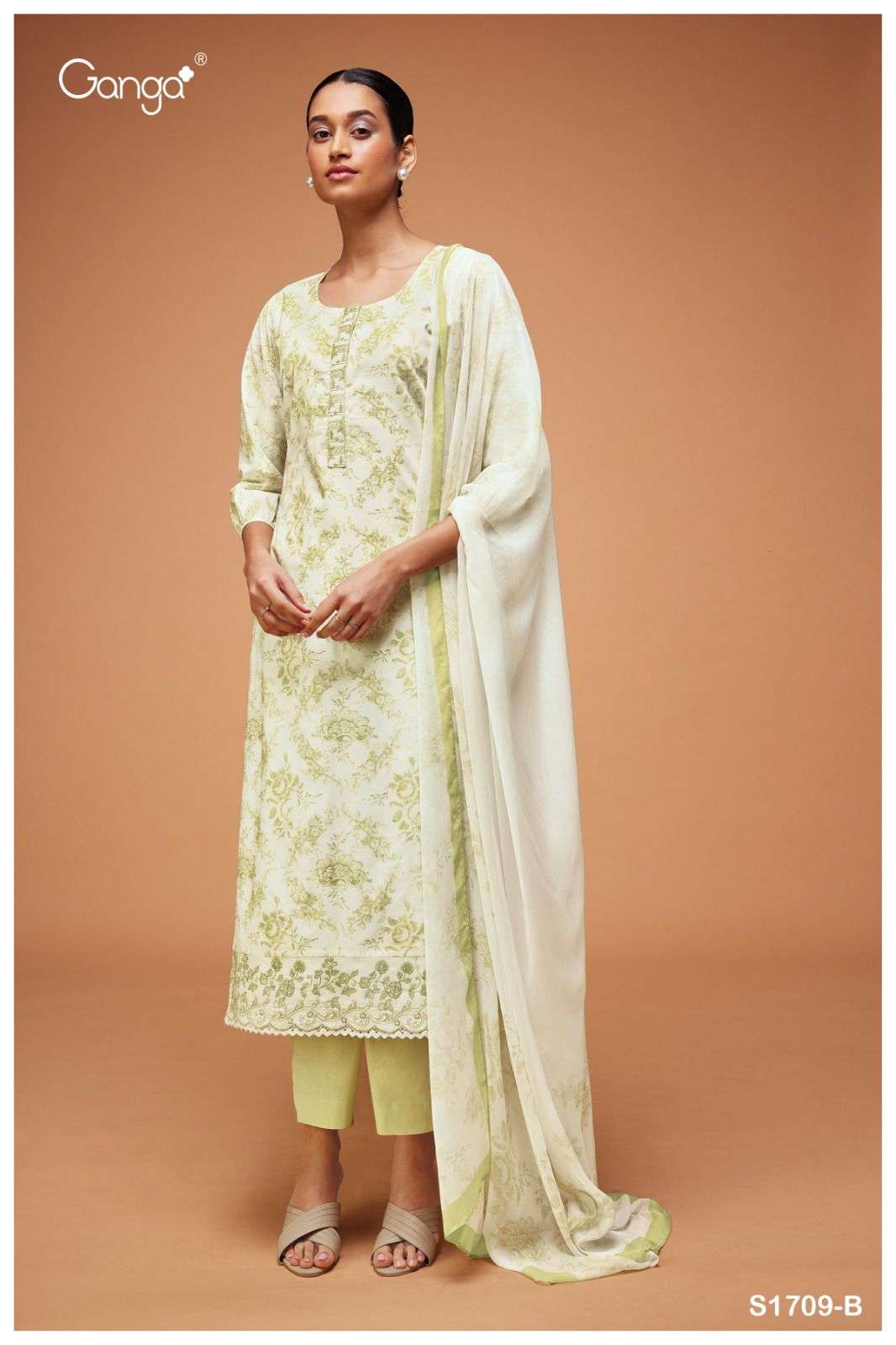 ganga dharini 1709 series stylish designer salwar kameez catalogue online supplier surat 