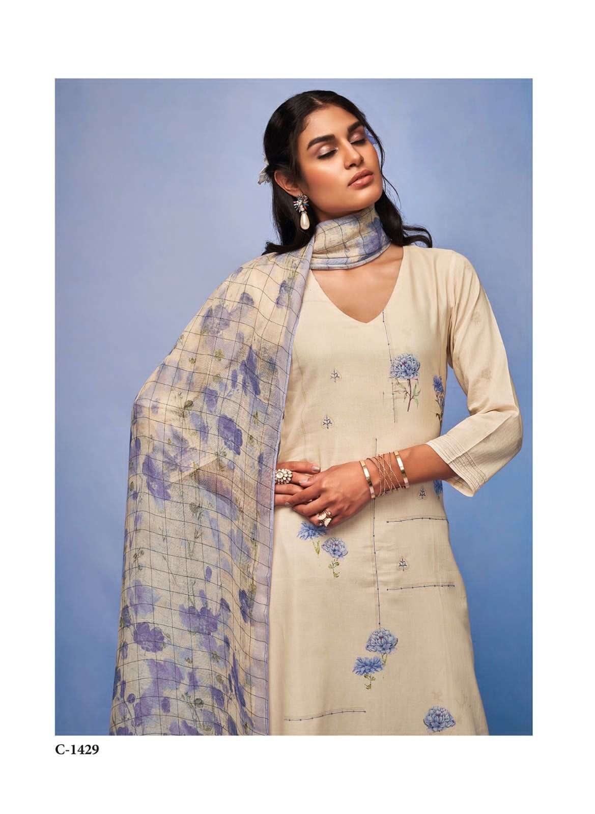  ganga gulmohar 1426-14231 series premium cotton designer salwar suits catalogue design 2023