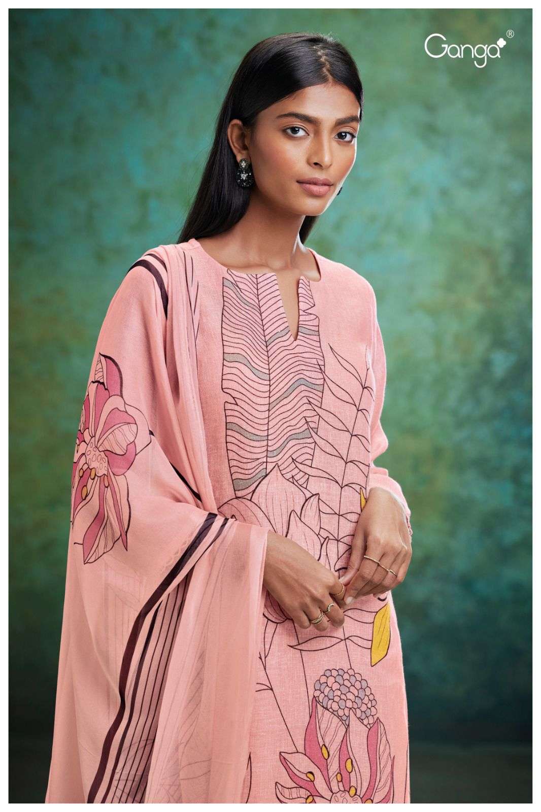ganga hina 1726 series stylish designer salwar kameez catalogue wholesaler surat 