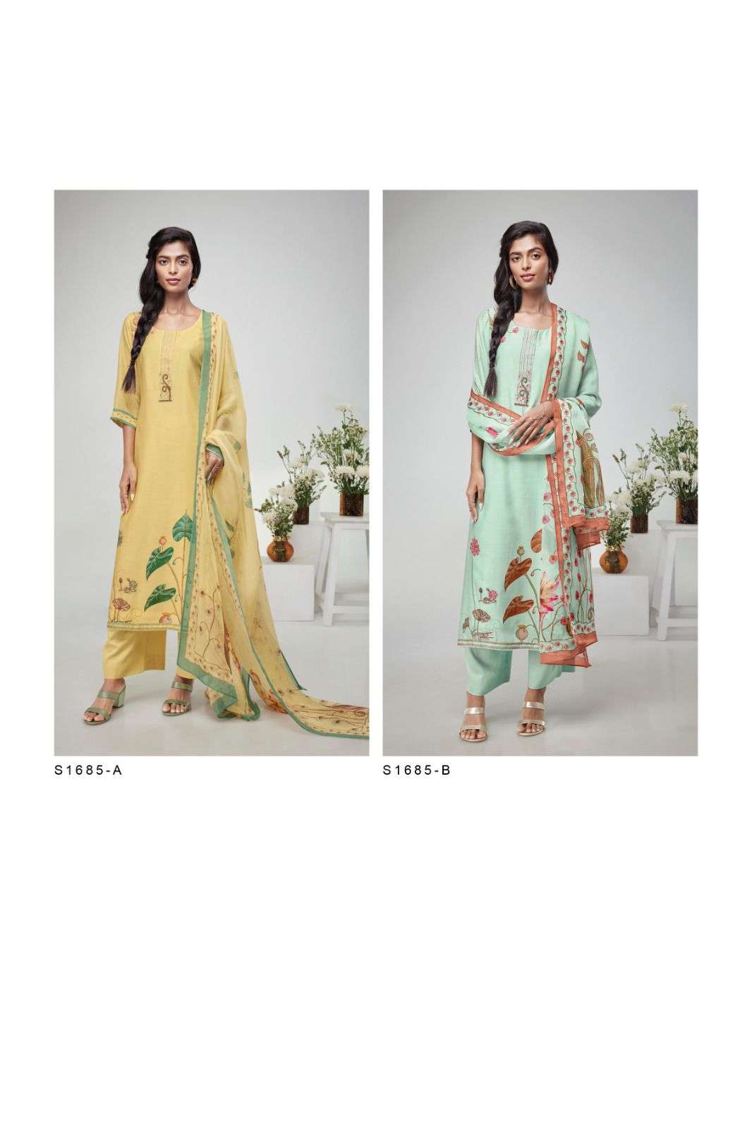 ganga lajita 1685 series exclusive designer salwar kameez catalogue design 2023 