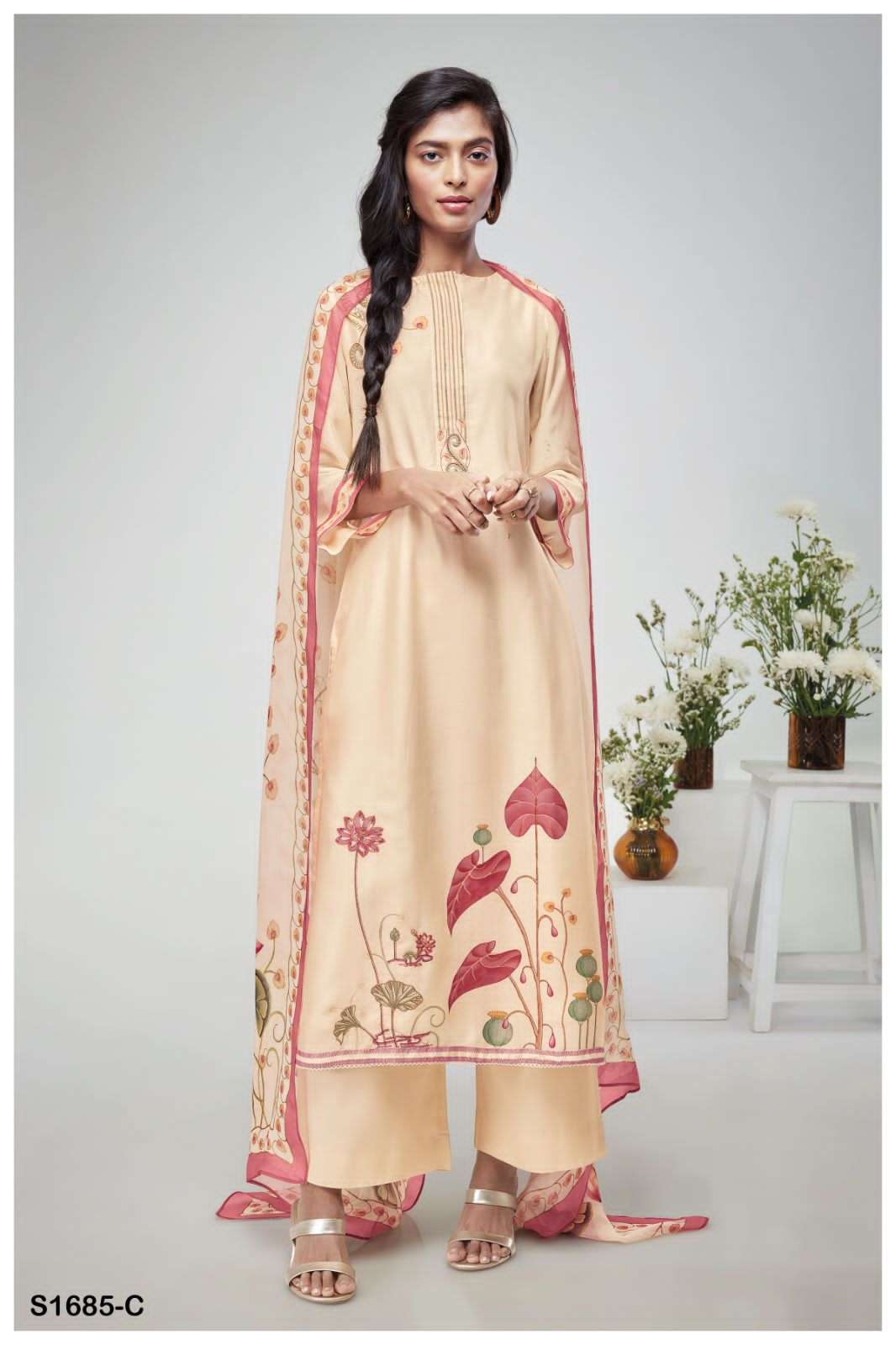 ganga lajita 1685 series exclusive designer salwar kameez catalogue design 2023 