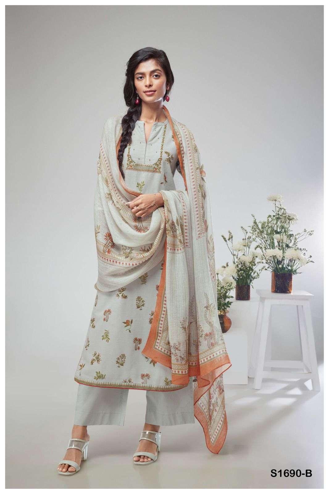 ganga madhuri 1690 series trendy designer salwar kameez catalogue design 2023