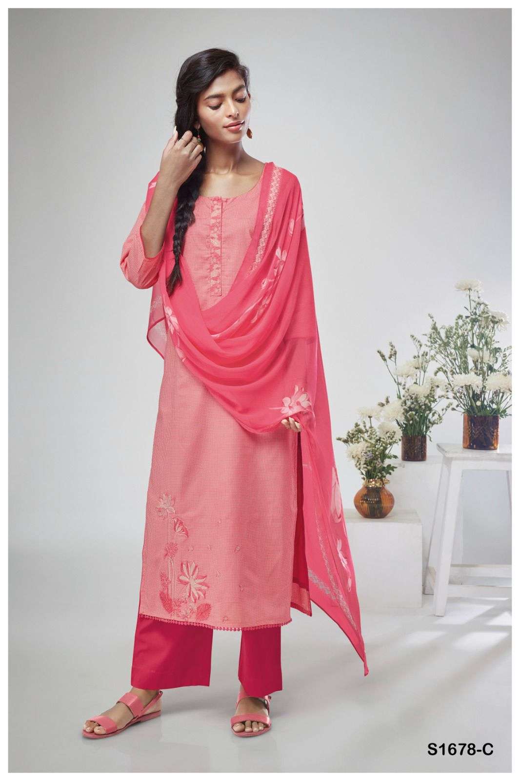 ganga nirupa 1678 series premium cotton designer salwar kameez catalogue wholesale price surat 