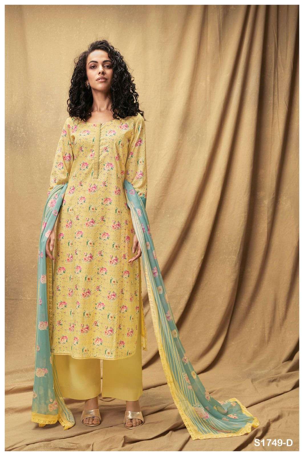 ganga pillai 1749 series premium cotton designer salwar suits catalogue online wholesaler surat